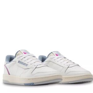 Reebok Phase Court Sneakers Women Tennis Shoe Leather Laces Cushion Comfy 11